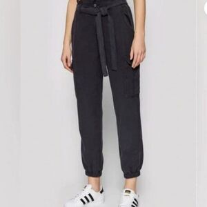 AMERICAN EAGLE Lyocell Paper Bag Waist Cargo Jogger Pants 6 SHORT